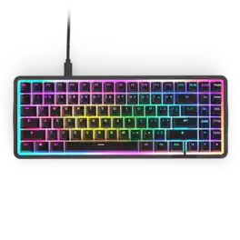 NZXT - Function Elite MiniTKL Wired Magnetic RGB Gaming Keyboard - Black