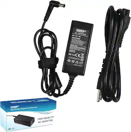 HQRP - 14V 3A AC Adapter for Samsung Monitor/TV S22A300B S24D390HL UN22F5000 6.0x4.4mm Plug Replacement Power Supply - Black