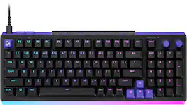 Logitech - G512 X 98 Full-size DUAL SWAP Hot-Swappable TMR Analog / Mechanical Gaming Keyboard for PC, Mac with LIGHTSYNC RGB - Black