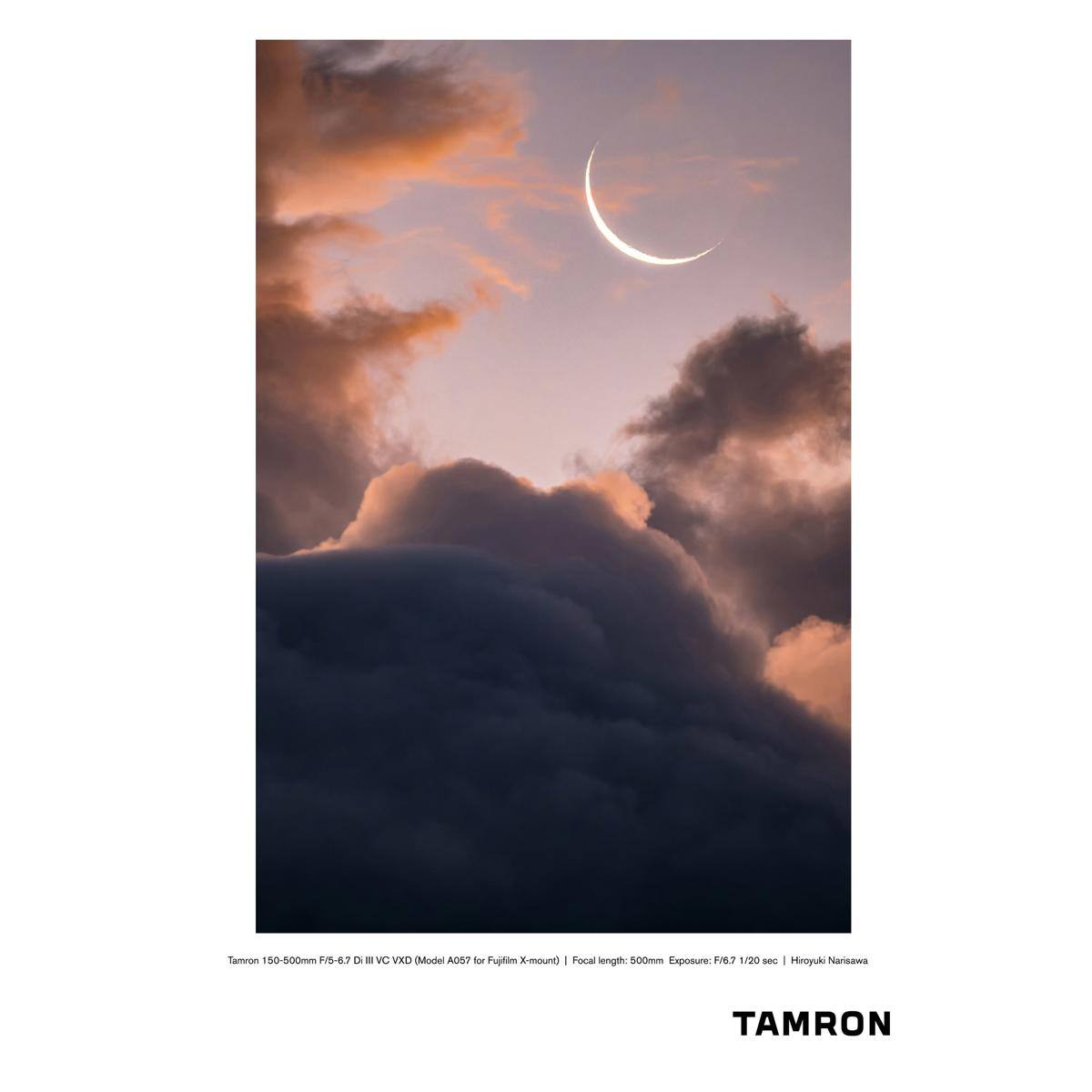 Tamron 150-500mm F/5-6.7 Di III VC VXD (Model A057 for Fujifilm X-mount)  
Focal length: 500mm  
Exposure: F/6.7 1/20 sec  
Hiroyuki Narisawa  
TAMRON