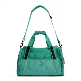 Bagsmart - Rollover Pet Travel Carrier, Convertible Airline-Compliant Sling Bag with Removable Pet Bed for Travel & Everyday Use - Agate Green