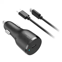 Nacon - 60W PD USB-C Car Charger with USB-C Charging Cable for Nintendo Switch 2/1/Lite/OLED - Black