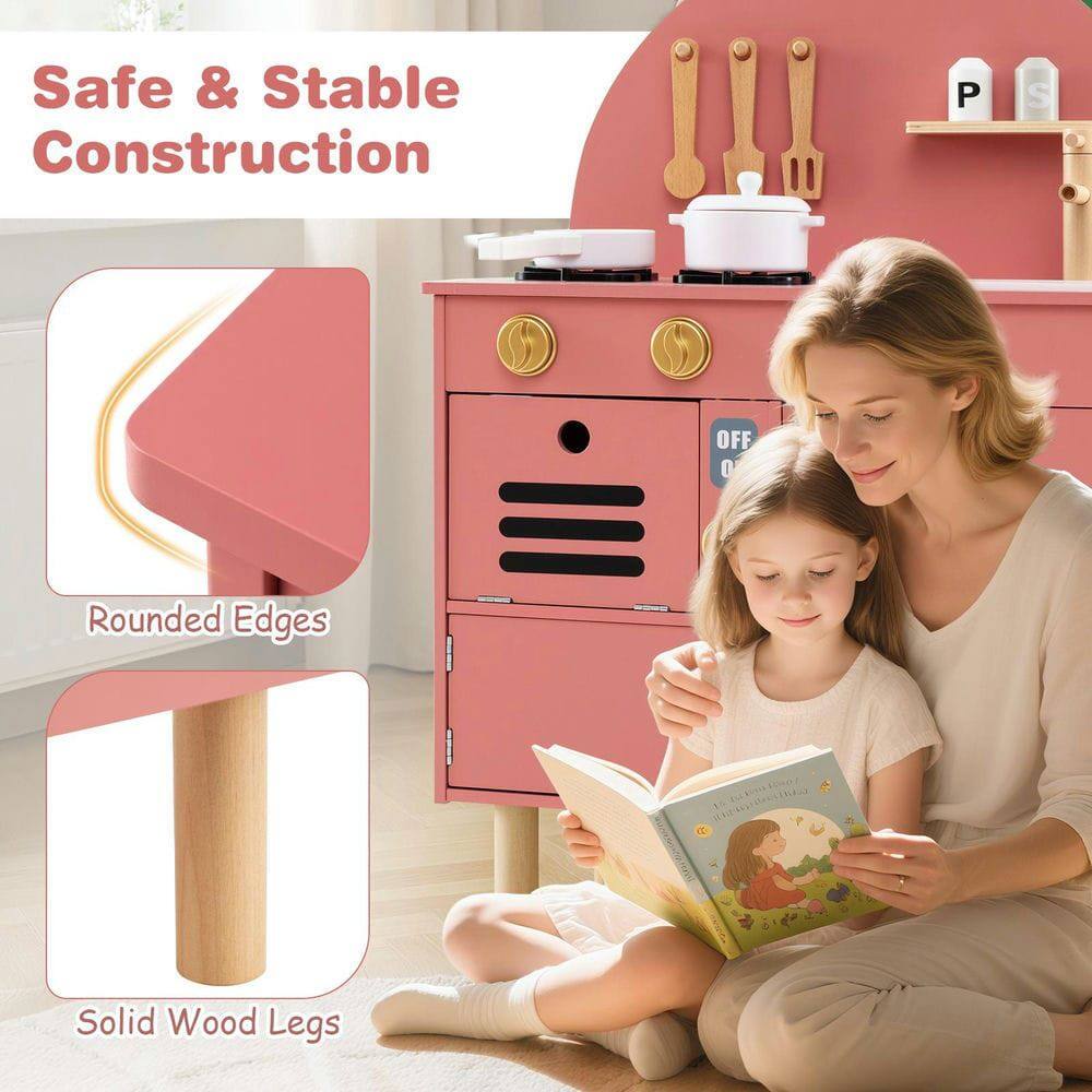 Safe & Stable Construction  
Rounded Edges  
Solid Wood Legs