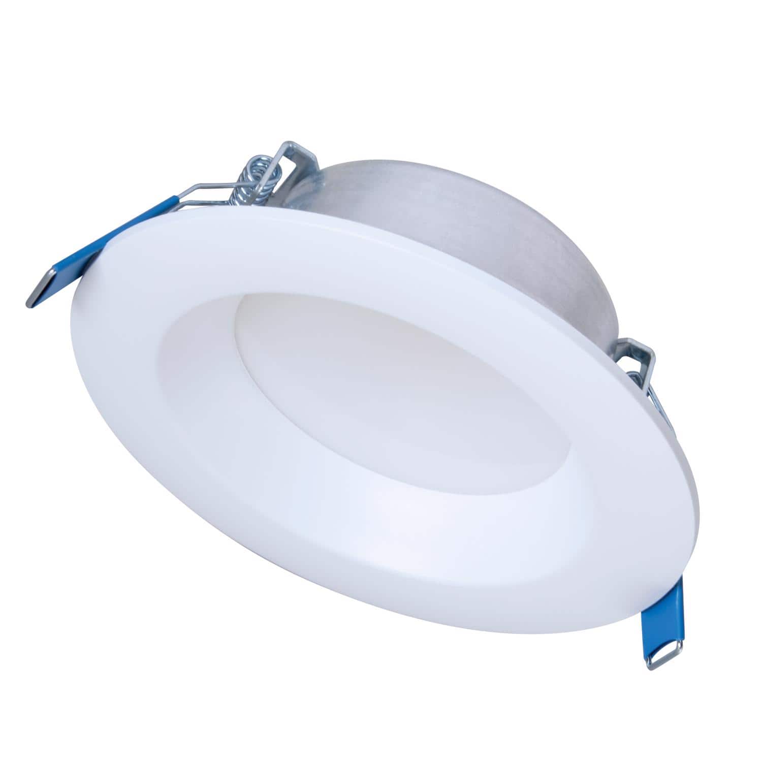 Halo - White 4 in. W Plastic LED Canless Recessed Downlight 7.8 W