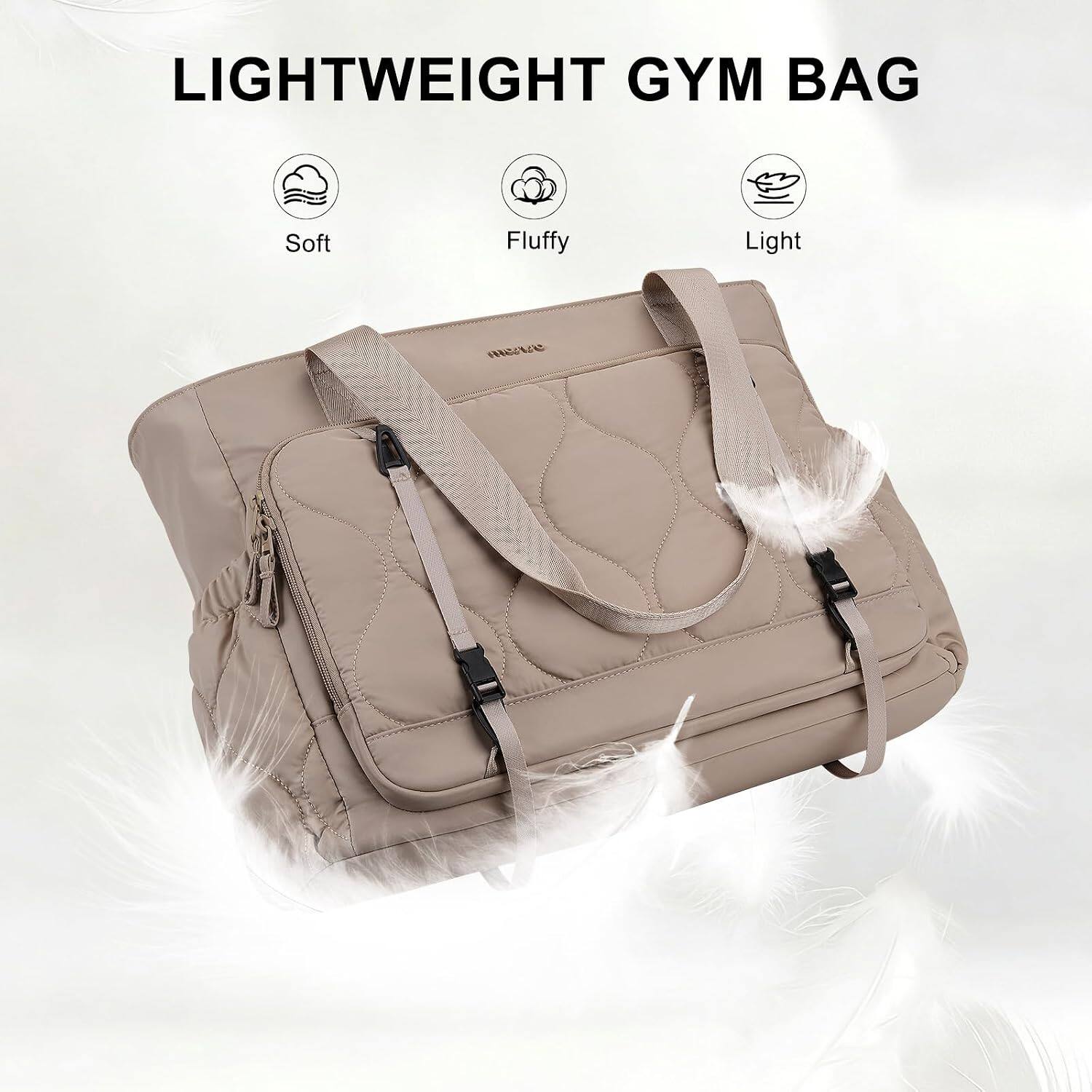 LIGHTWEIGHT GYM BAG

- Soft
- Fluffy
- Light