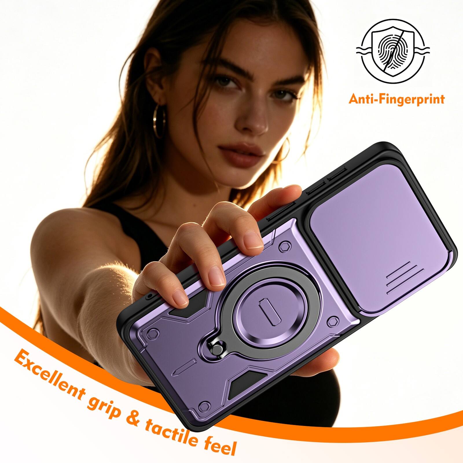 Anti-Fingerprint  
Excellent grip & tactile feel