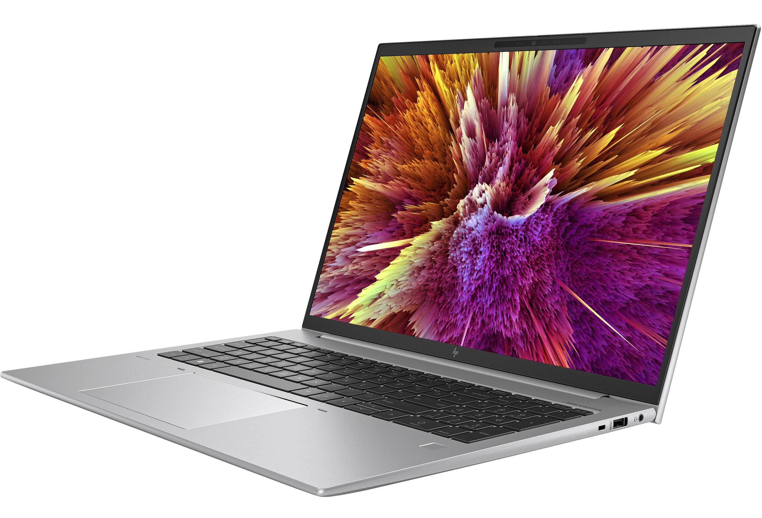 Alt View 2. HP - ZBook Firefly G10 Laptop 16.0 WUXGA Display (i7-1360P, 32GB, 512GB SSD, Intel Iris Xe, Win 11 Pro) - Silver.