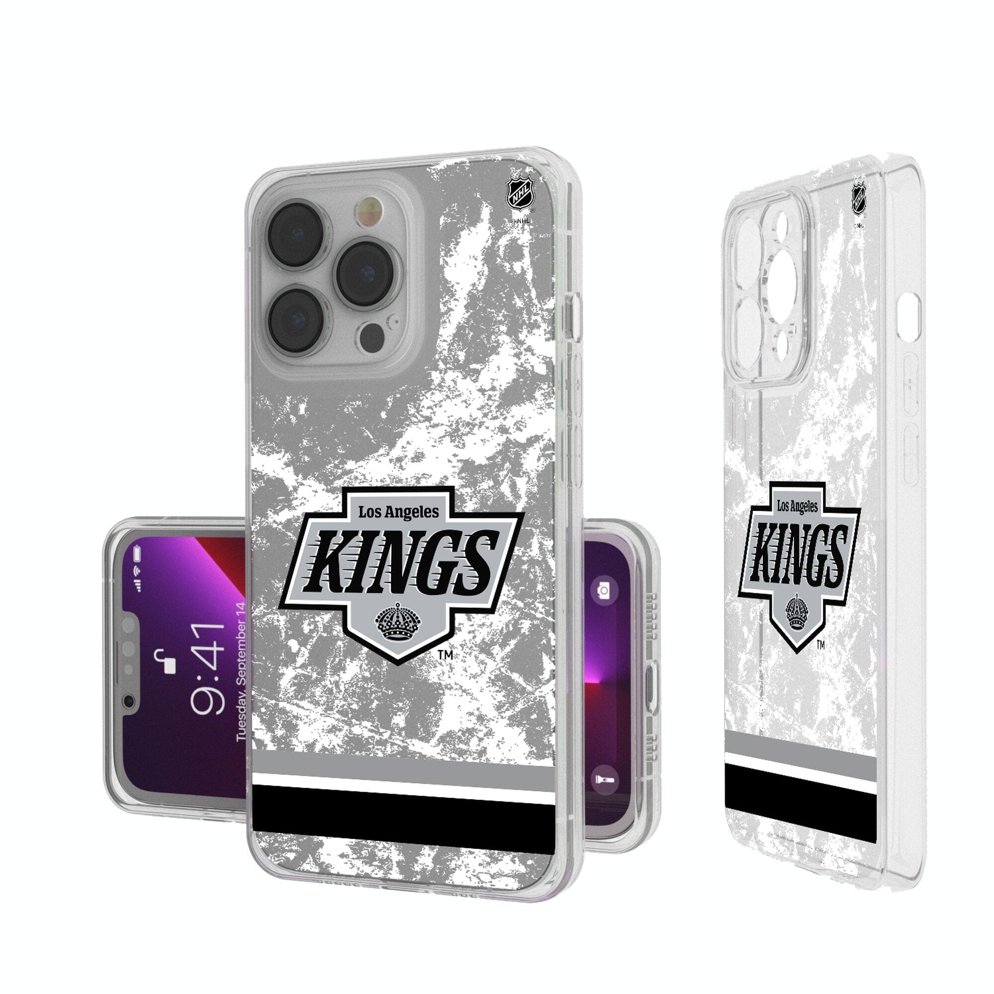 Keyscaper - NHL - Los Angeles Kings iPhone Stripe Clear Ice Case - 15 - Multicolor price history on PriceWatchPro