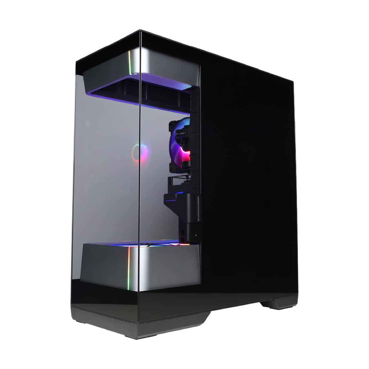 Alt View 14. CyberPowerPC - Gaming Desktop - AMD Ryzen 5 8400F - NVIDIA GeForce RTX 5060 8GB - 16GB DDR5 - 1TB PCIe 4.0 SSD - Black.