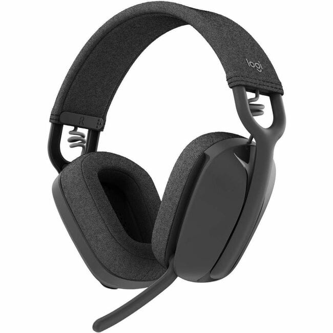 Logitech - Zone Vibe Wireless Headset - Microsoft Teams Certification - Stereo - Wireless - Bluetooth - 98.4 ft - Gray