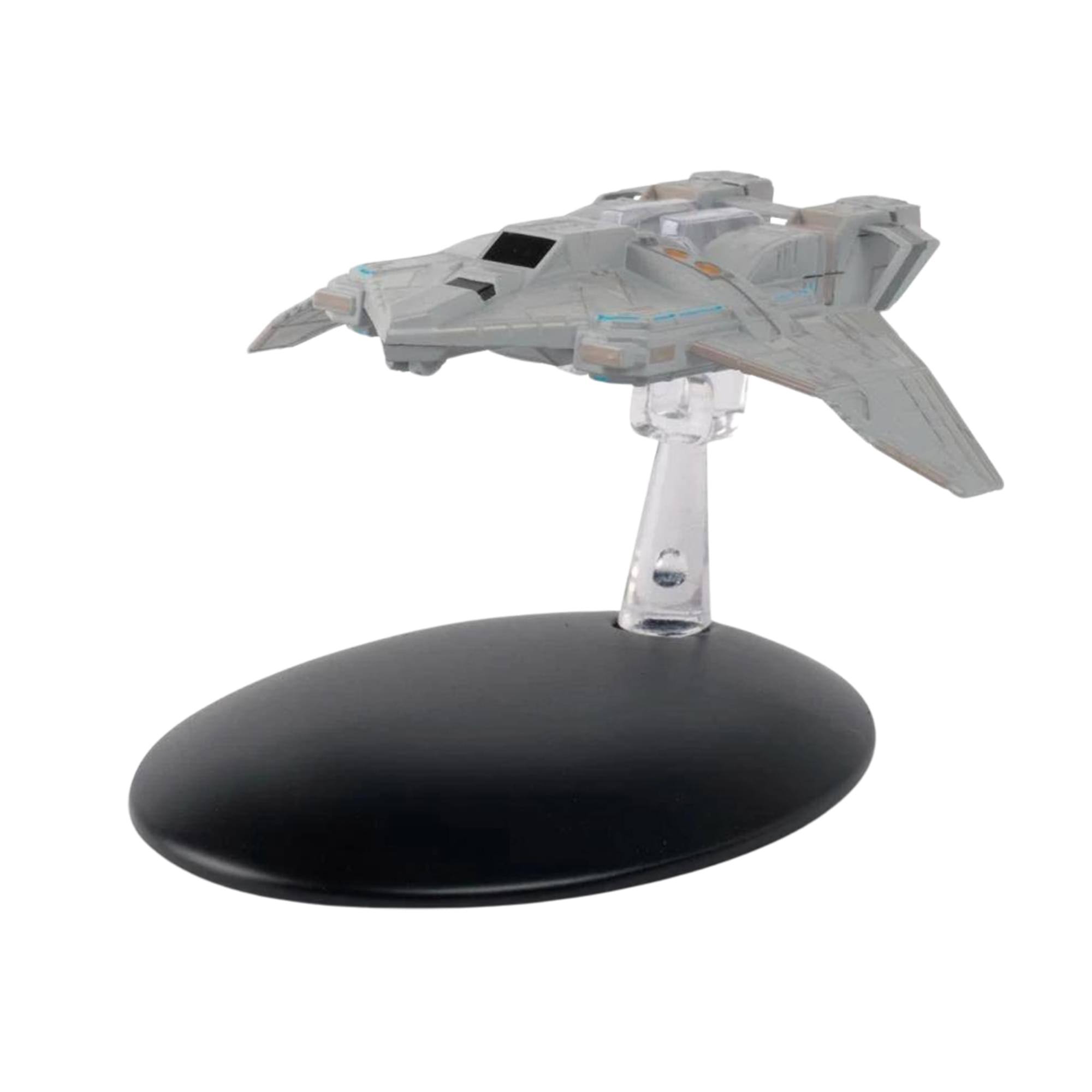 Alt View 1. Eaglemoss - Eaglemoss Star Trek Starship Replica | Federation Fighter - Black.