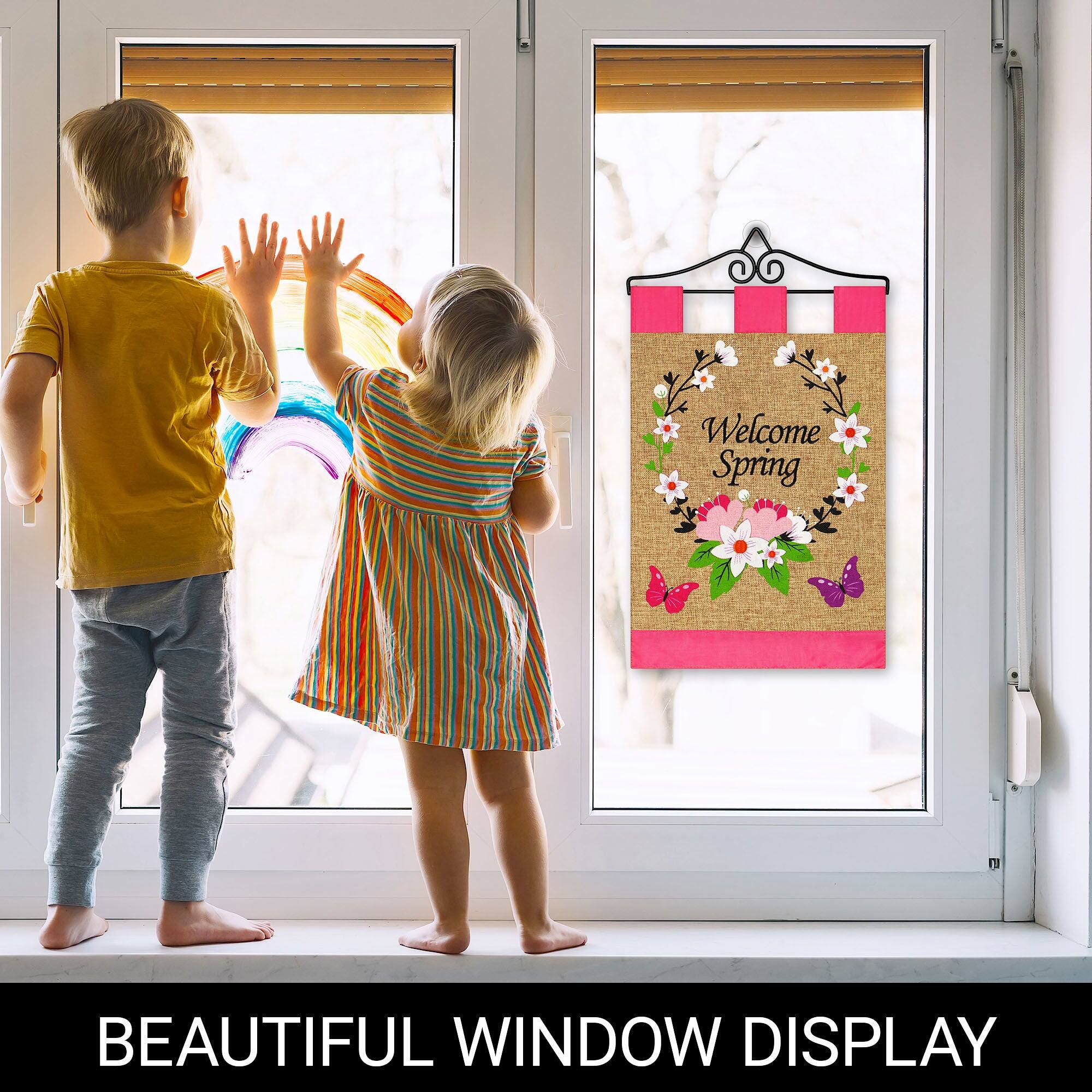Welcome Spring  
BEAUTIFUL WINDOW DISPLAY