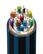 Alt View 12. AudioQuest - Blueberry 18 10' 4K-8K 18Gbps In-Wall Rated HDMI Cable - Black with Blue Stripes.
