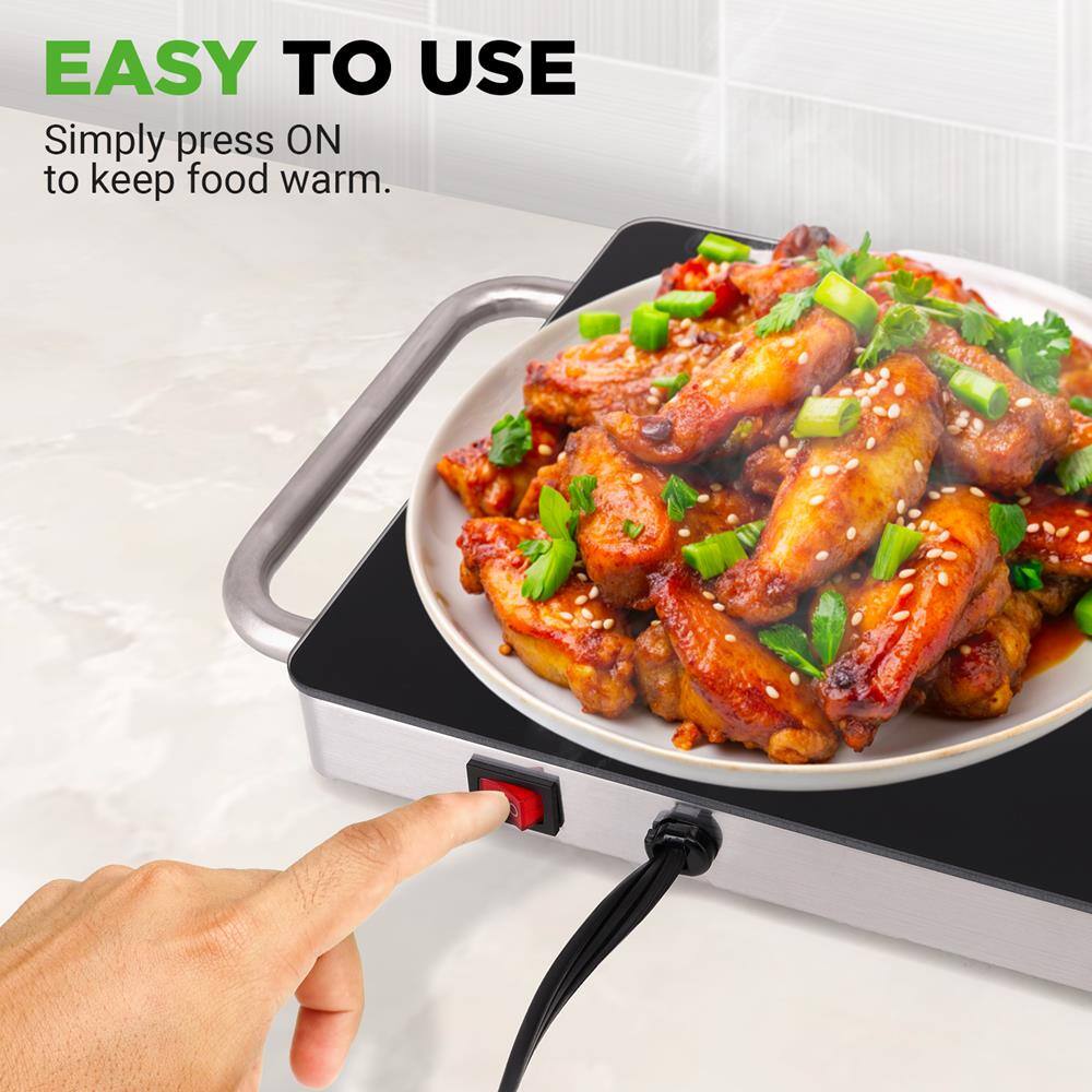 EASY TO USE  
Simply press ON to keep food warm.