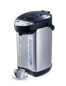 Commercial Chef - Electric Hot Water Dispenser, 750W Water Boiler with 5.8 Qt. Capacity - Black