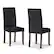 Angle. Simpli Home - Acadian Parson Dining Chair (Set of 2) - Distressed Black.