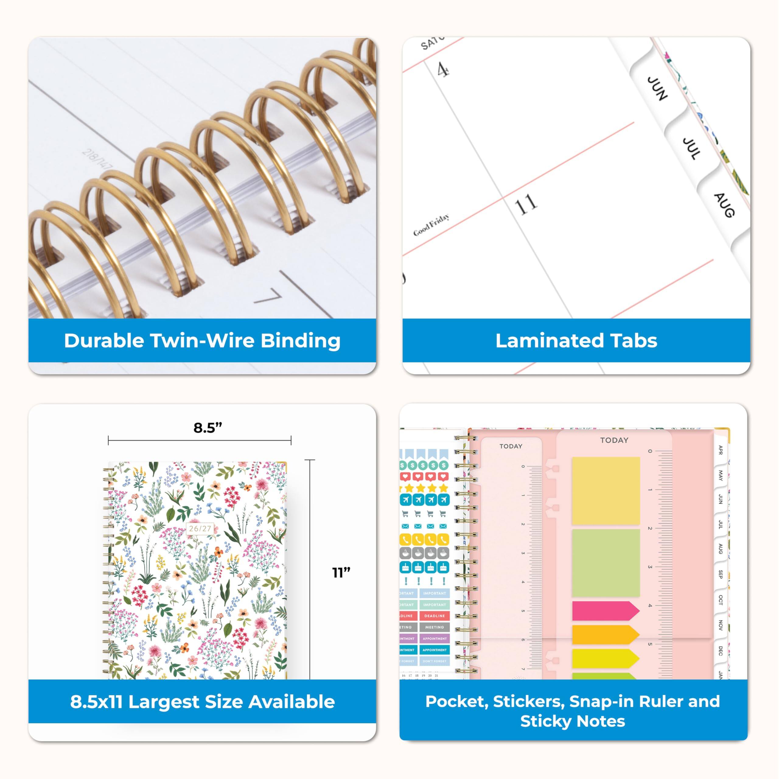 218/147  
SATO 4 GoodFriday  
11  
JUN JUL AUG  
Durable Twin-Wire Binding  
Laminated Tabs  
8.5" 26/27 11" 8.5x11 Largest Size Available  
TODAY TODAY C AFR I 8 I 1 : 0 K MAX K NOT a was it 2018 a BEW esed INSTIONS IMPORTANT 4 OCT JUNE VISADSLING TING INTER/THING NEW PRIVITY APPORIMENT C 2 INTMENT START DEC !! 2019120 FUNDWO  
JAS Pocket, Stickers, Snap-in Ruler and Sticky Notes