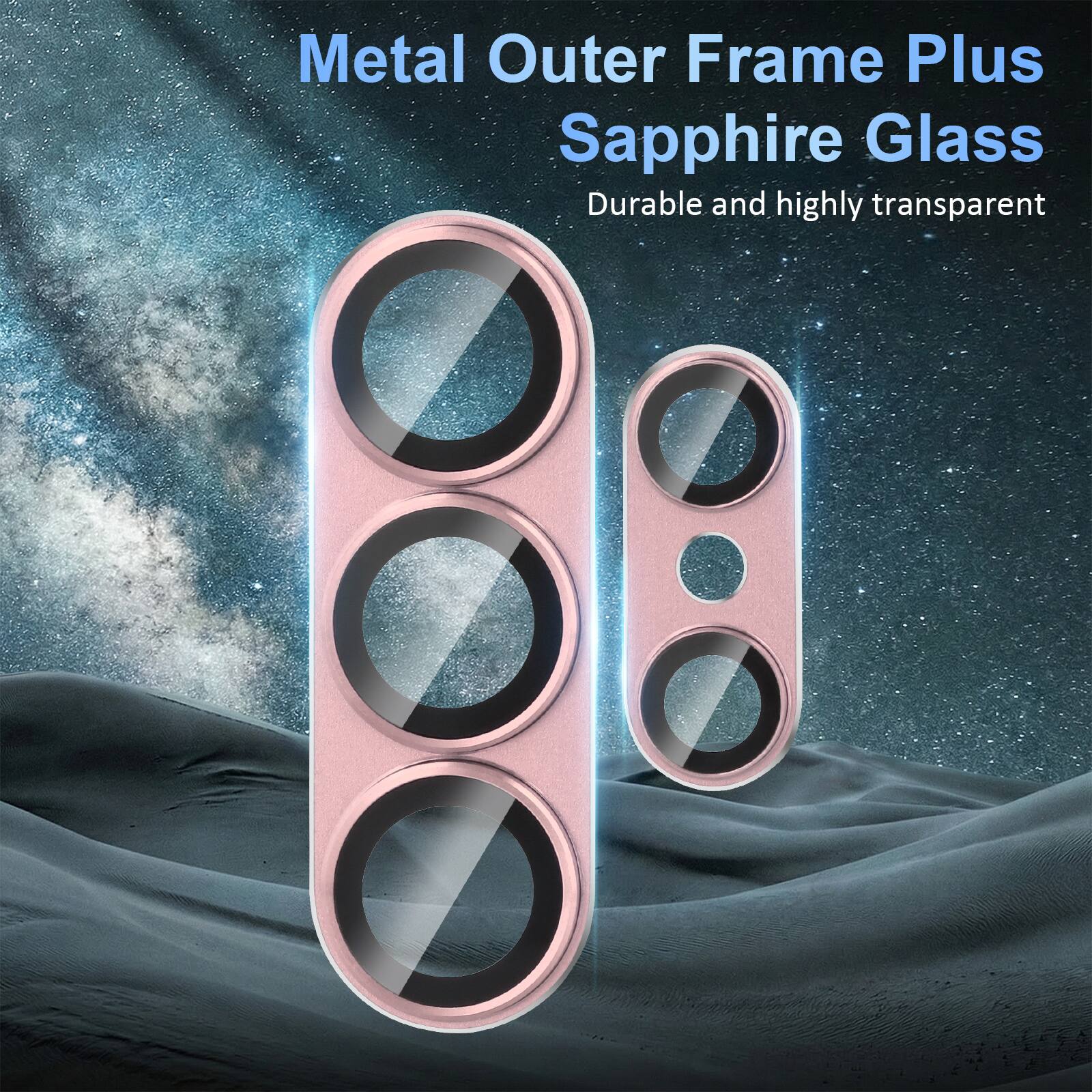 Metal Outer Frame Plus Sapphire Glass  
Durable and highly transparent