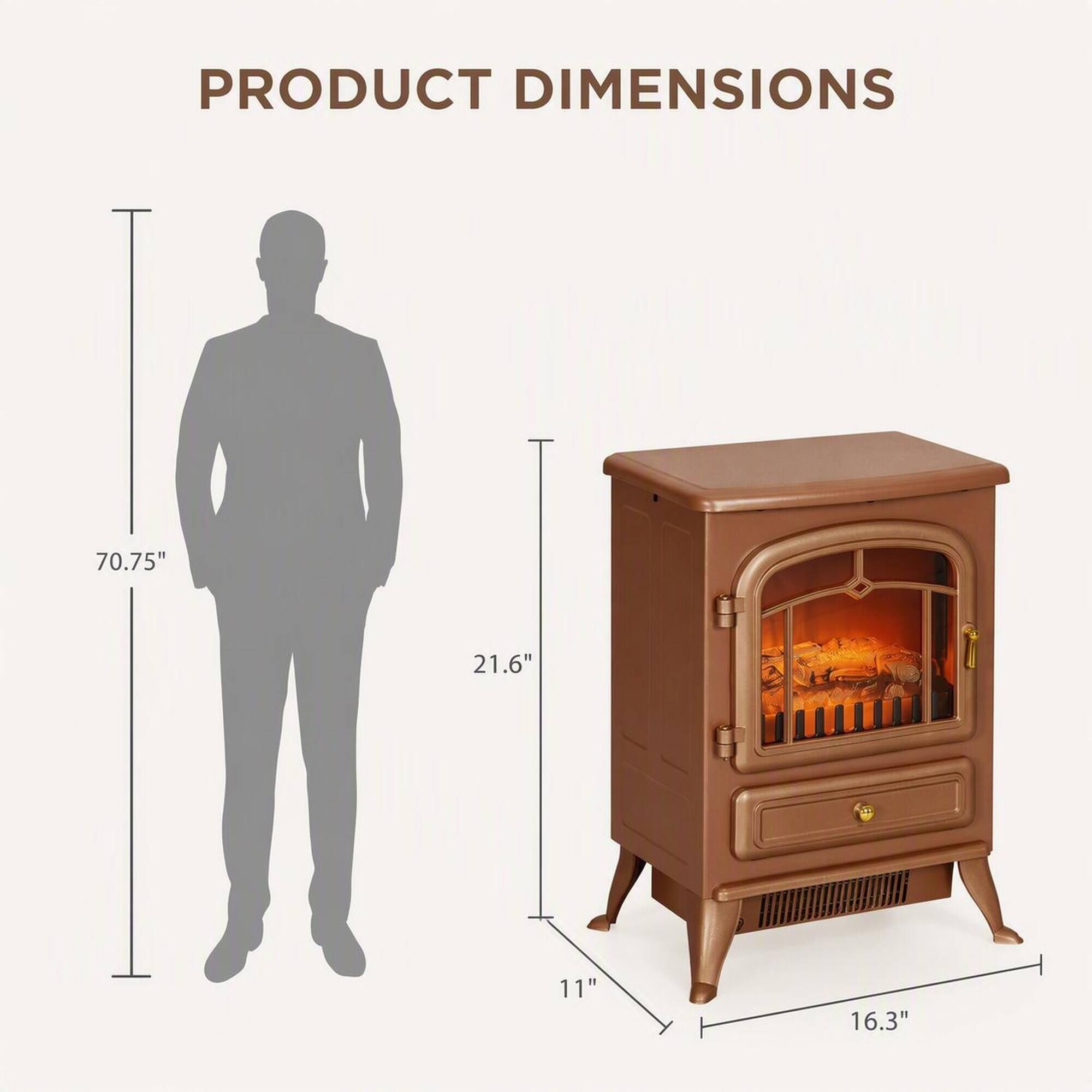PRODUCT DIMENSIONS
70.75"
21.6"
11"
16.3"