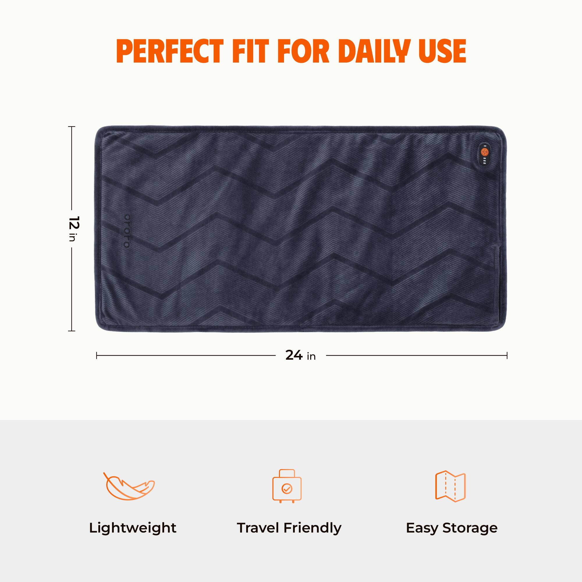PERFECT FIT FOR DAILY USE

12 in x 24 in

Lightweight
Travel Friendly
Easy Storage