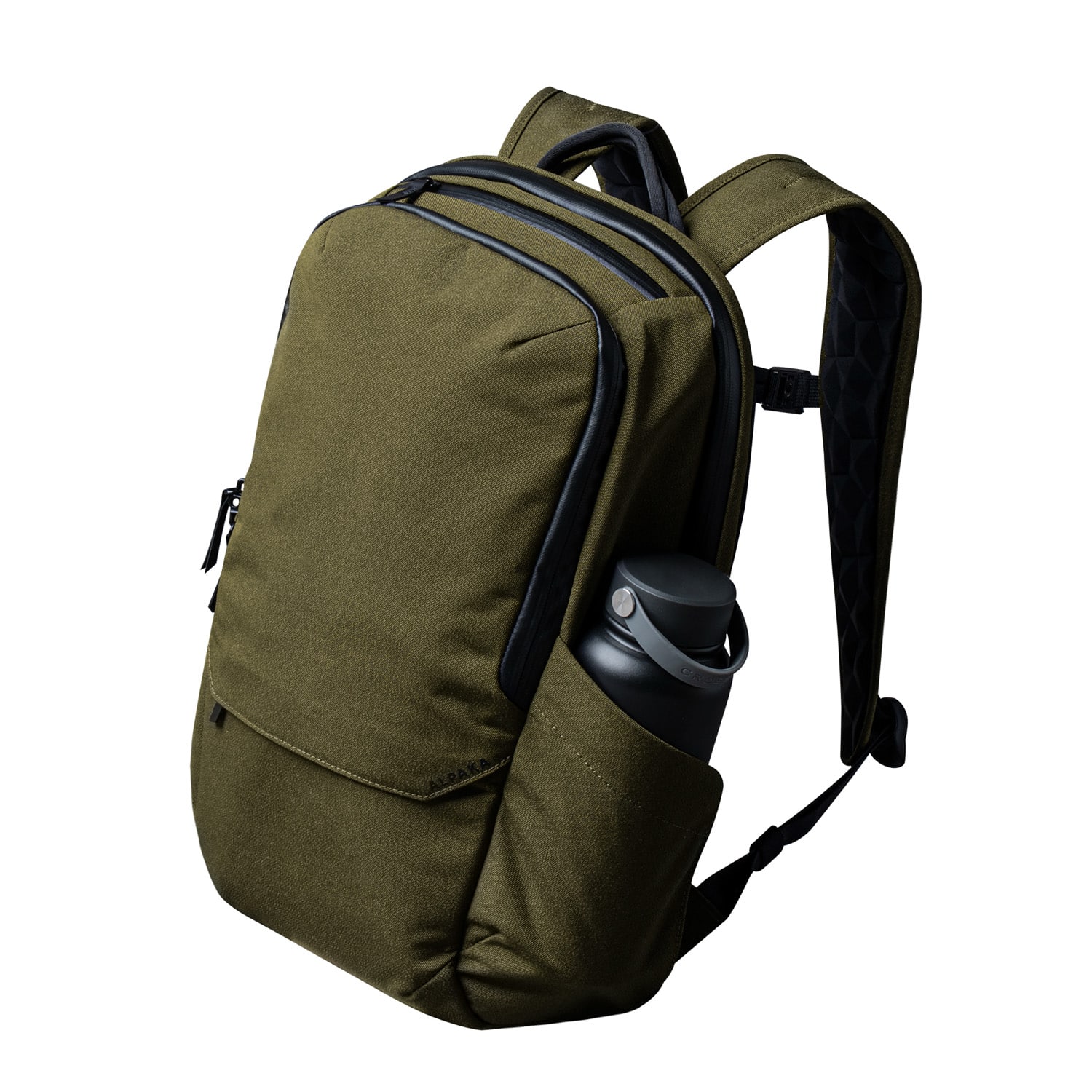 ALPAKA - 24L Laptop Backpack for 16-inch Laptop - Elements Backpack Pro for Work, Travel & Commuting - Army Green Axoflux 600D