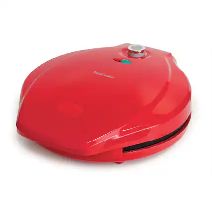 Front. Betty Crocker - Betty Crocker BC-4958 Kosher Temperature Control Pizza Maker, 12 inch, - RED.