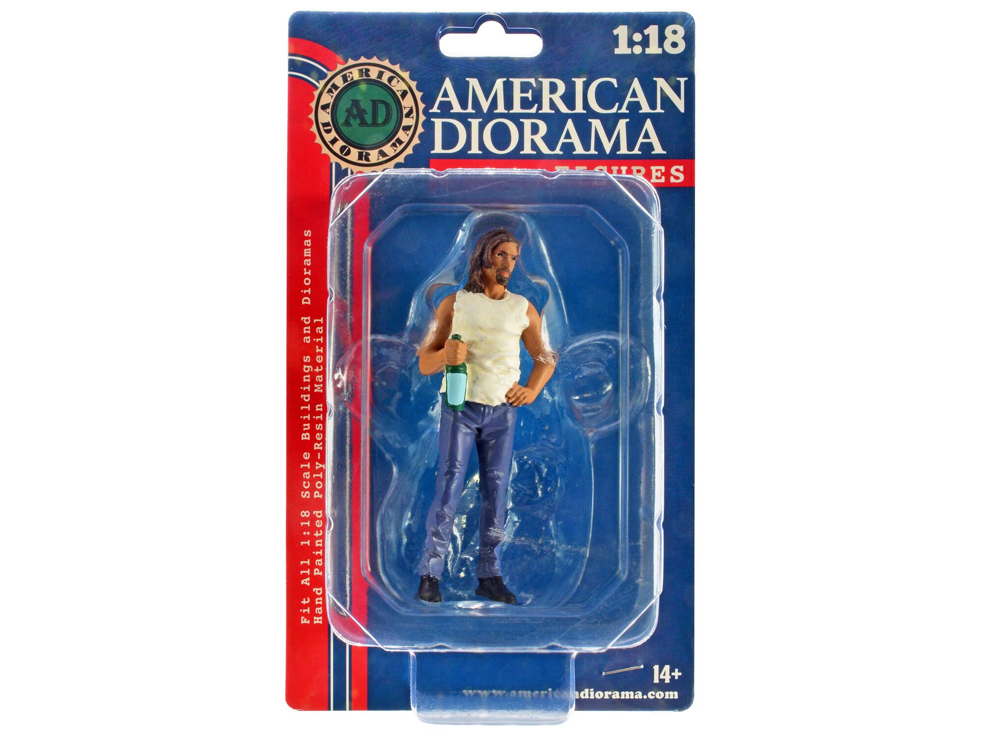1:18 AMERICAN DIORAMA RES Dioramas and Material Buildings Scale Poly-Resin 1:18 1 Painted All Fit Hand 14+ www.americandiorama.com