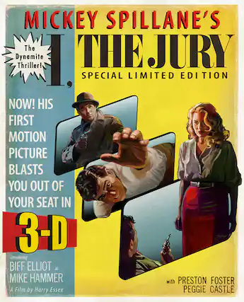 Front. I, The Jury (Special Limited Edition, 4K UHD/BD/3DBD Combo) - 4K Blu-Ray.