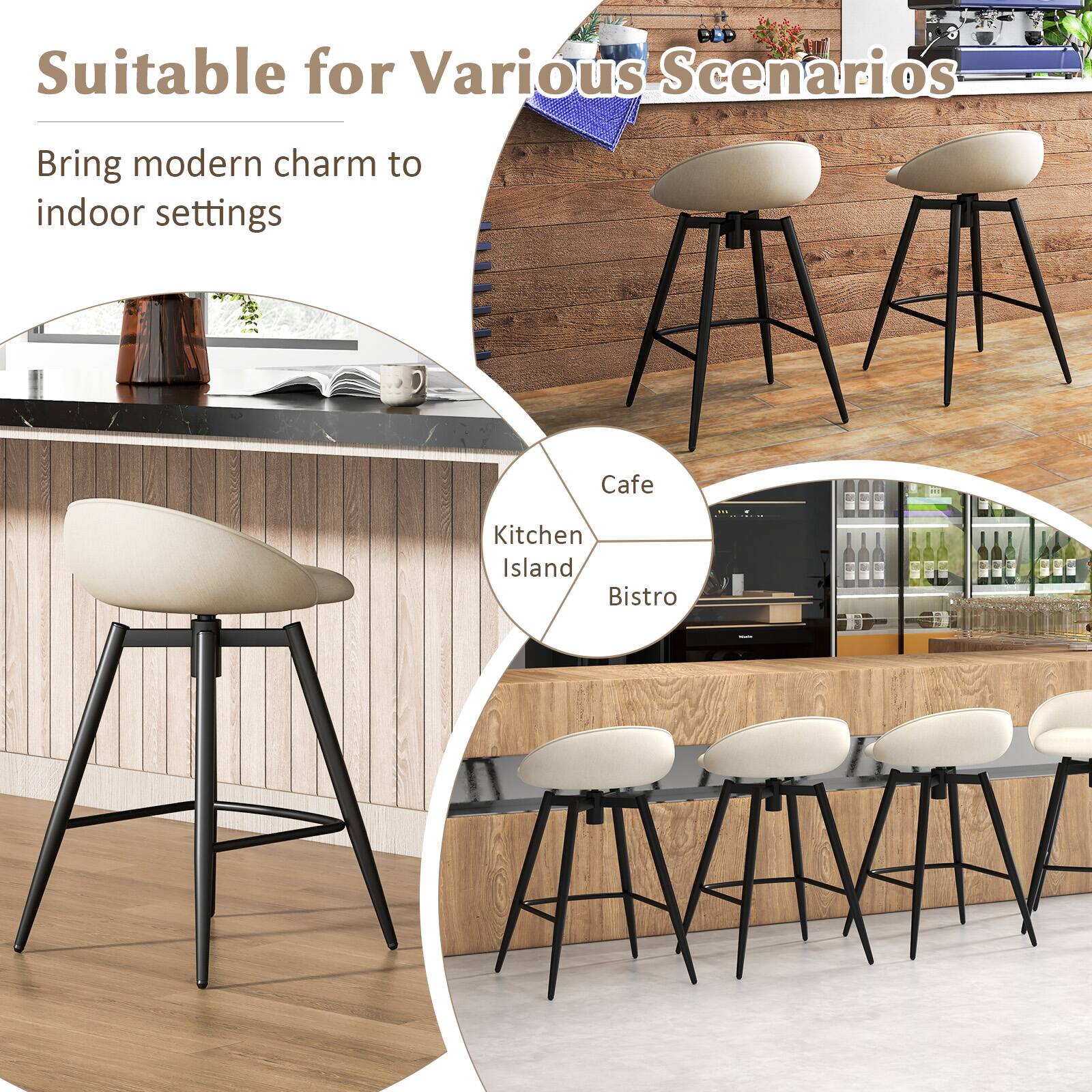 Suitable for Various Scenarios

Bring modern charm to indoor settings

- Cafe
- Kitchen Island
- Bistro