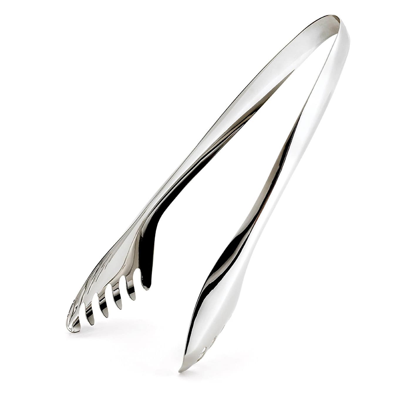 Cuisipro - 11 Inch Tempo Salad Tongs, Stainless Steel - Silver