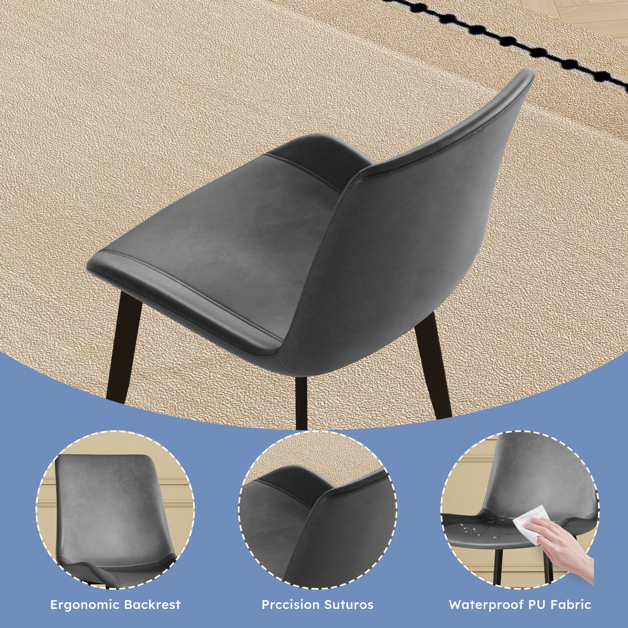 Ergonomic Backrest  
Precision Suturos  
Waterproof PU Fabric
