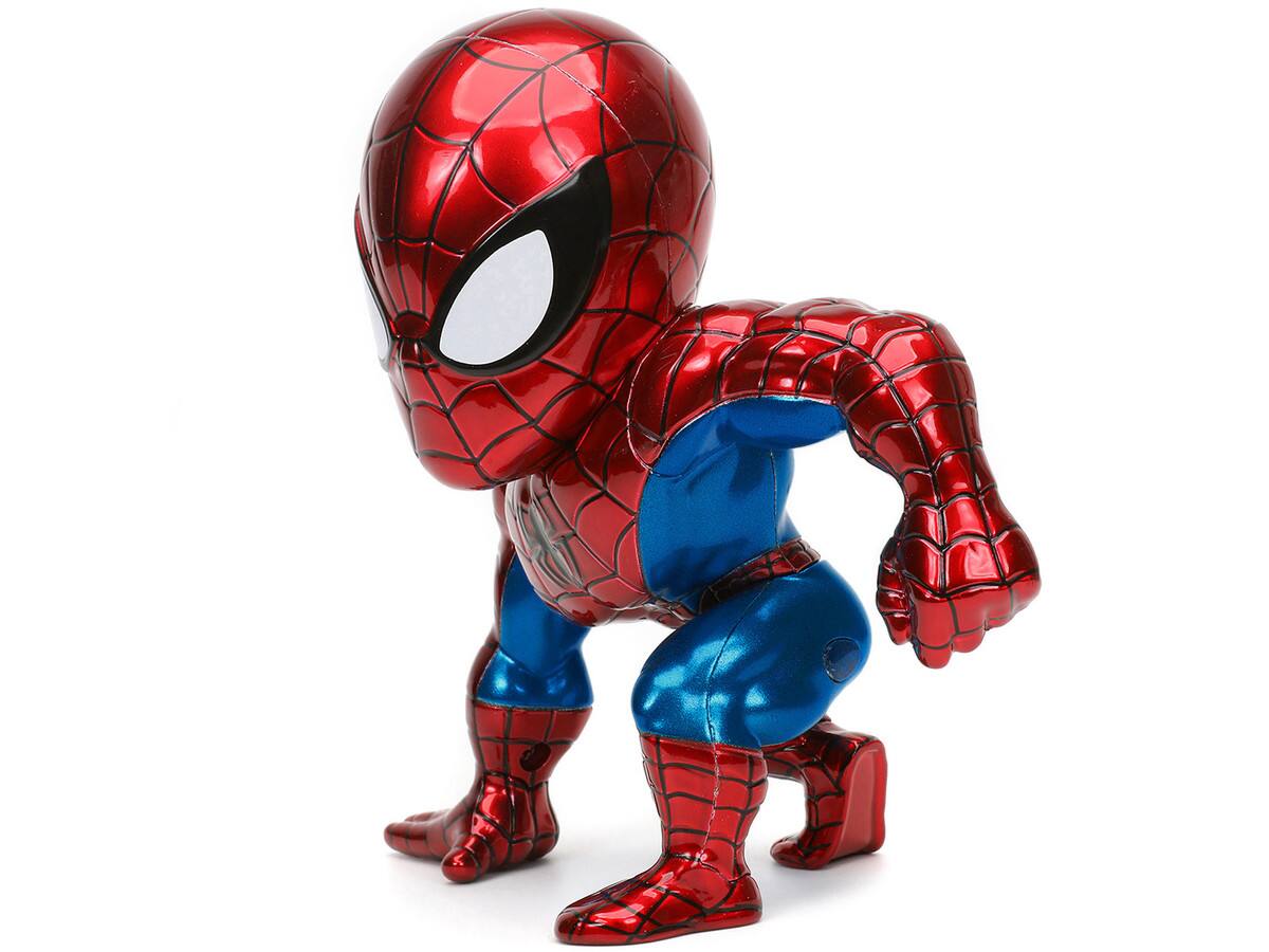 Alt View 1. Jada - Ultimate Spider-Man 5" Diecast Figure "Marvel's Spider-Man" "Metalfigs" Series by Jada - Red/ Blue.