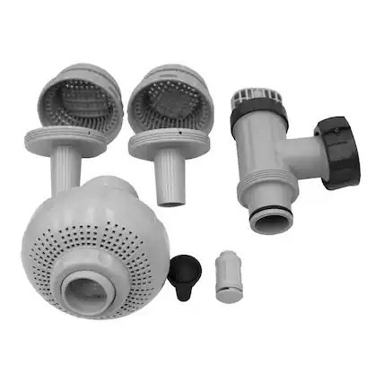 Front. Intex - Intex 26004E Above Ground Swimming Pool Inlet Air Water Jet Replacement Part Kit.
