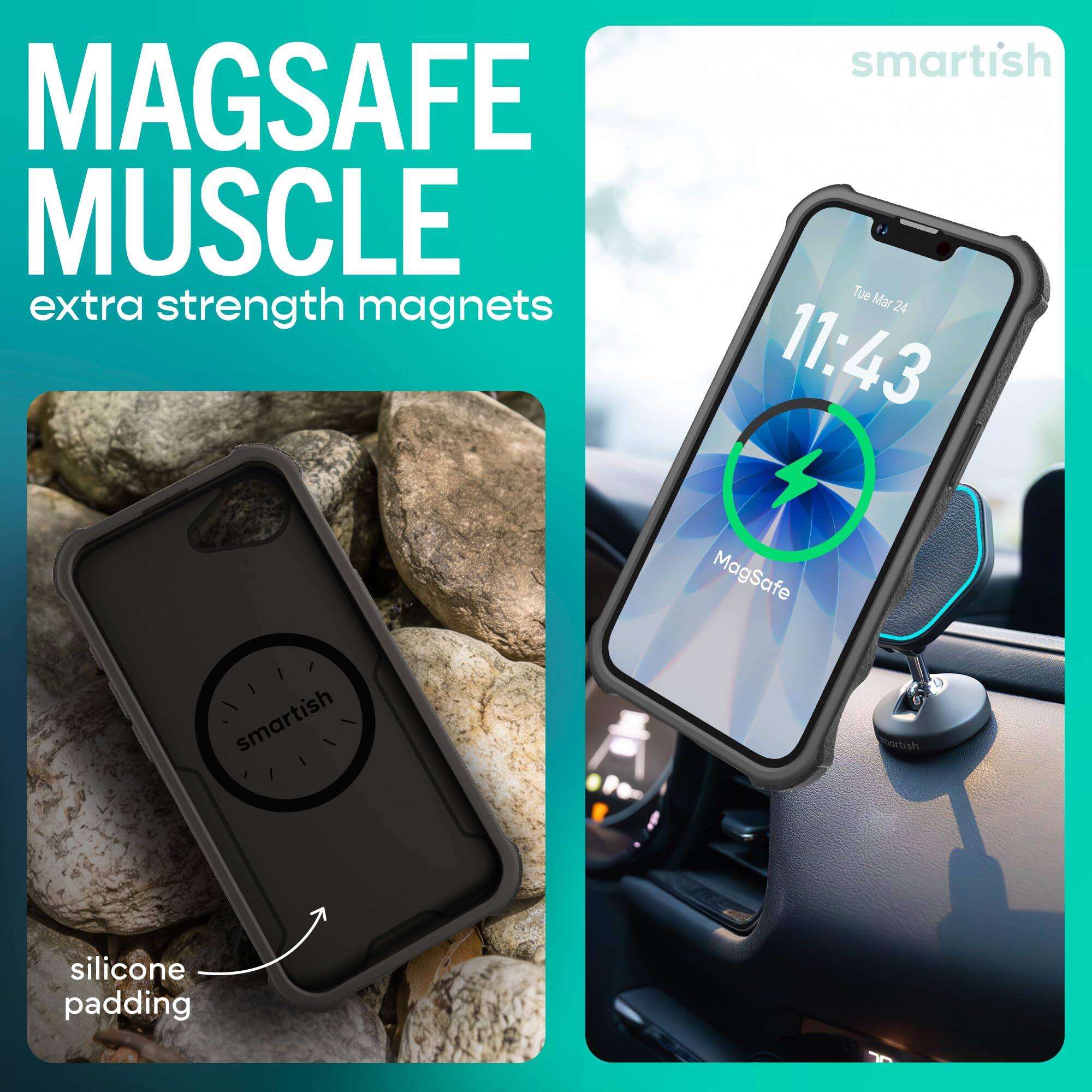Smartish iPhone 17e/16e MagSafe Case Gripzilla Heavy Duty Armor