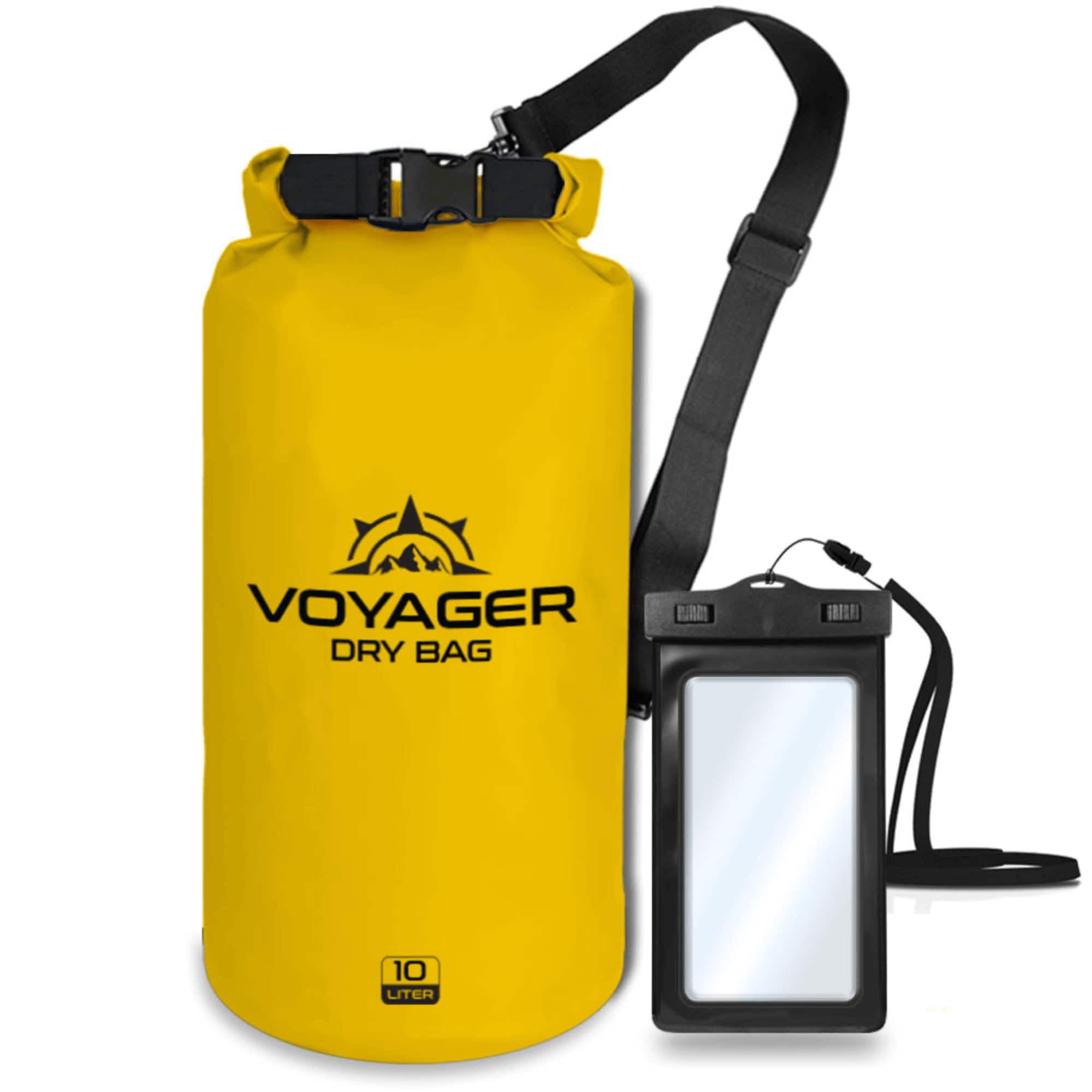 EcoGear FX - Voyager Waterproof 10L Dry Bag - Yellow