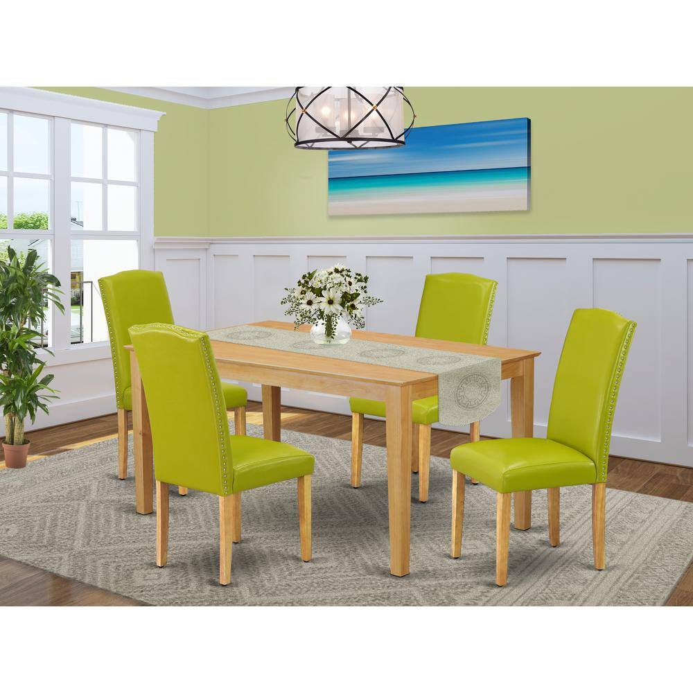 Left. East West Furniture - Dining Room Set Oak - Oak.