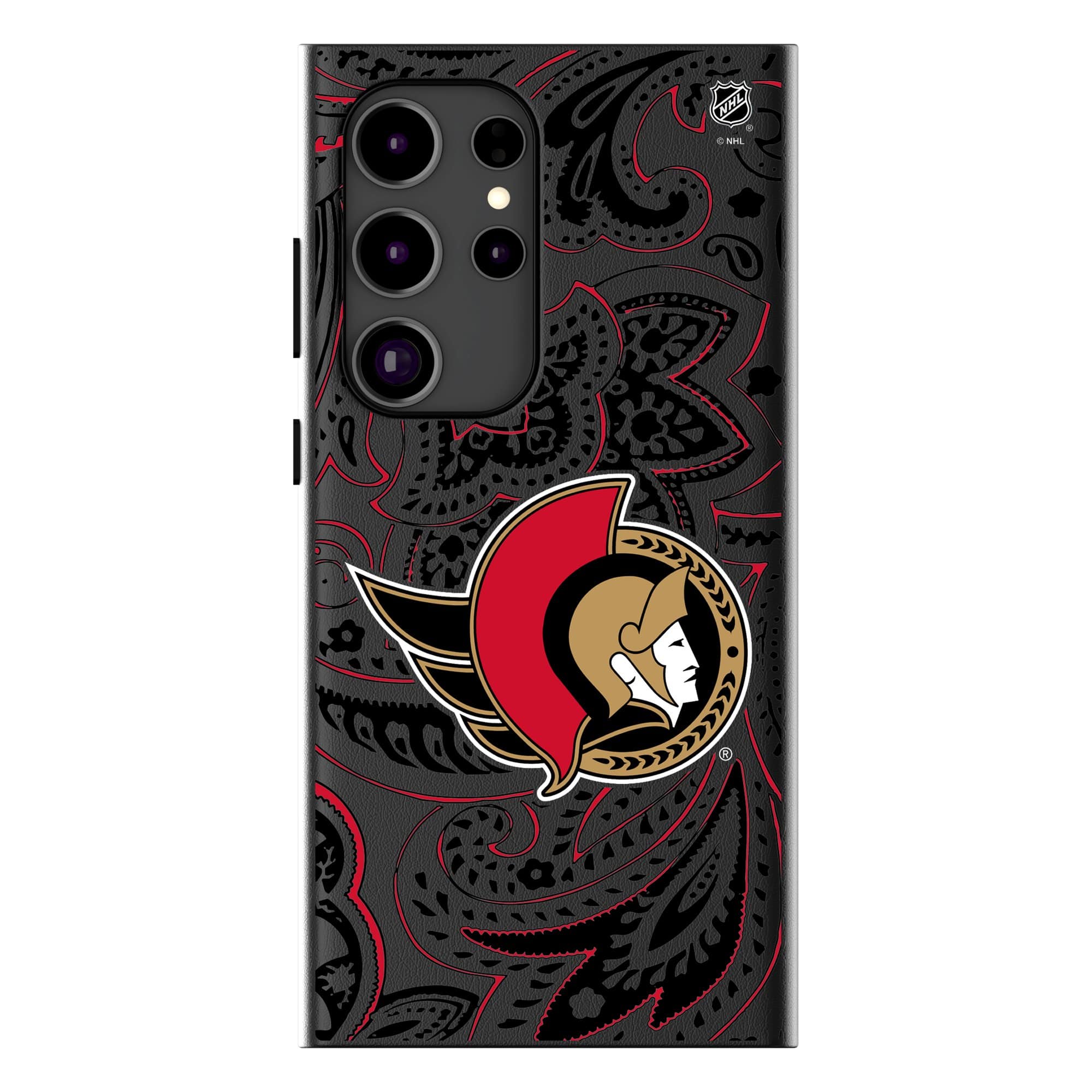Keyscaper - NHL - Ottawa Senators Paisley Galaxy Magnetic Bump Case - S24 - Black price history on PriceWatchPro