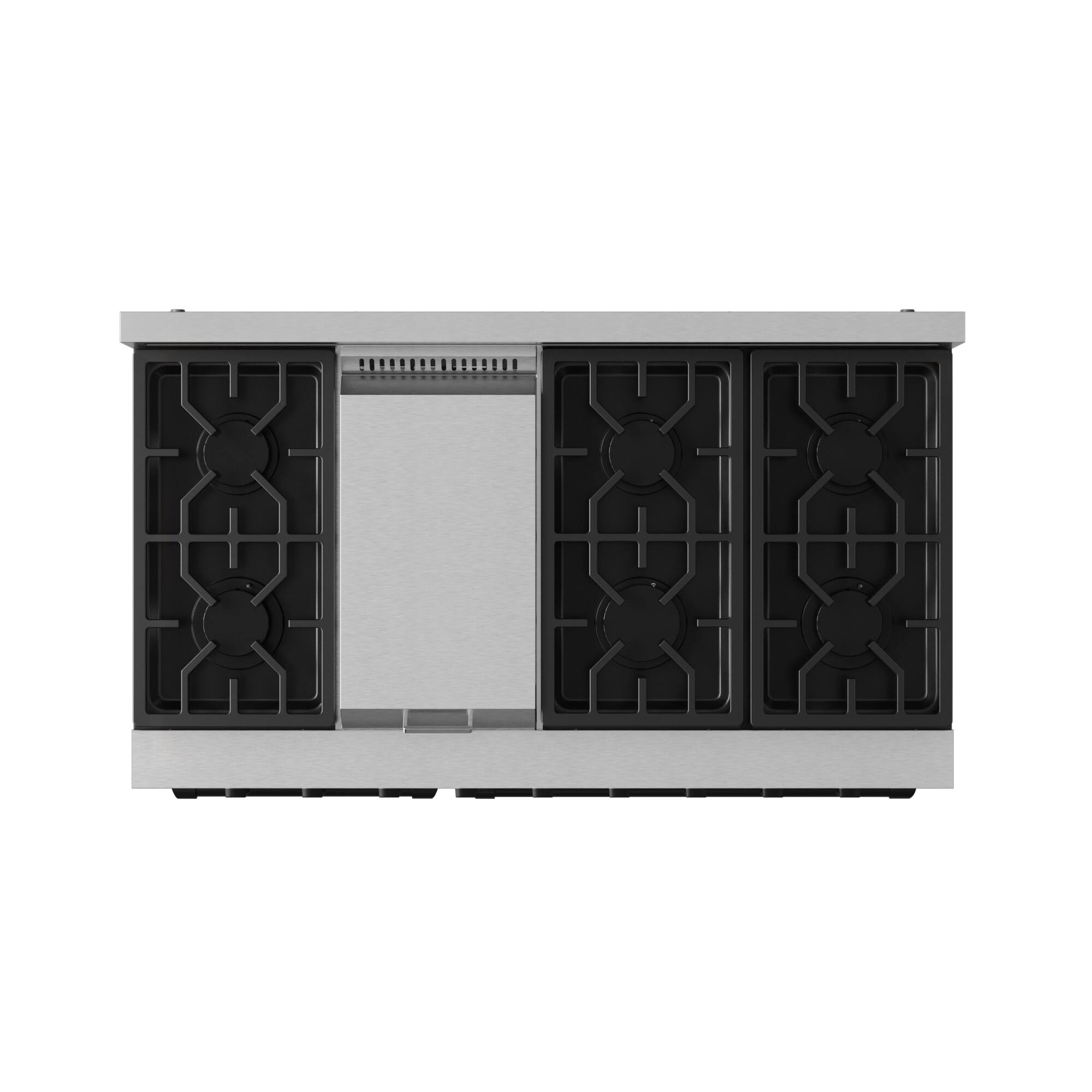 Alt View 11. Thor Kitchen - Gordon Ramsay Series by Thor Kitchen 6.8 Cu. Ft Freestanding Gas Range with Black Hardware - Stainless Steel.