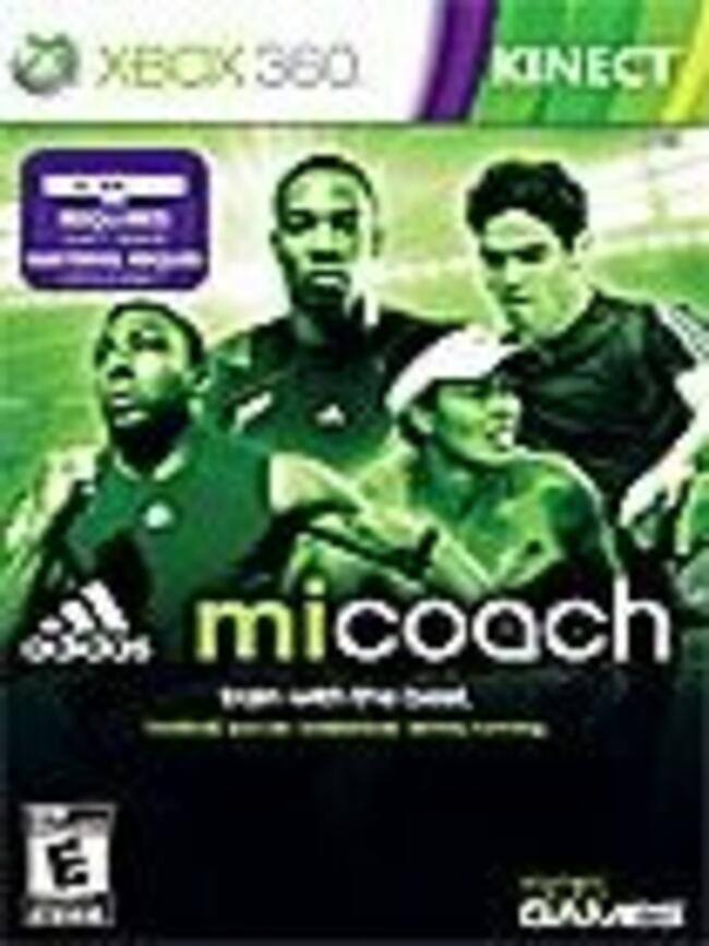 Xbox 360 Kinect  
Micoach  
Train with the World's Best  
E  
ESRB: E for Everyone