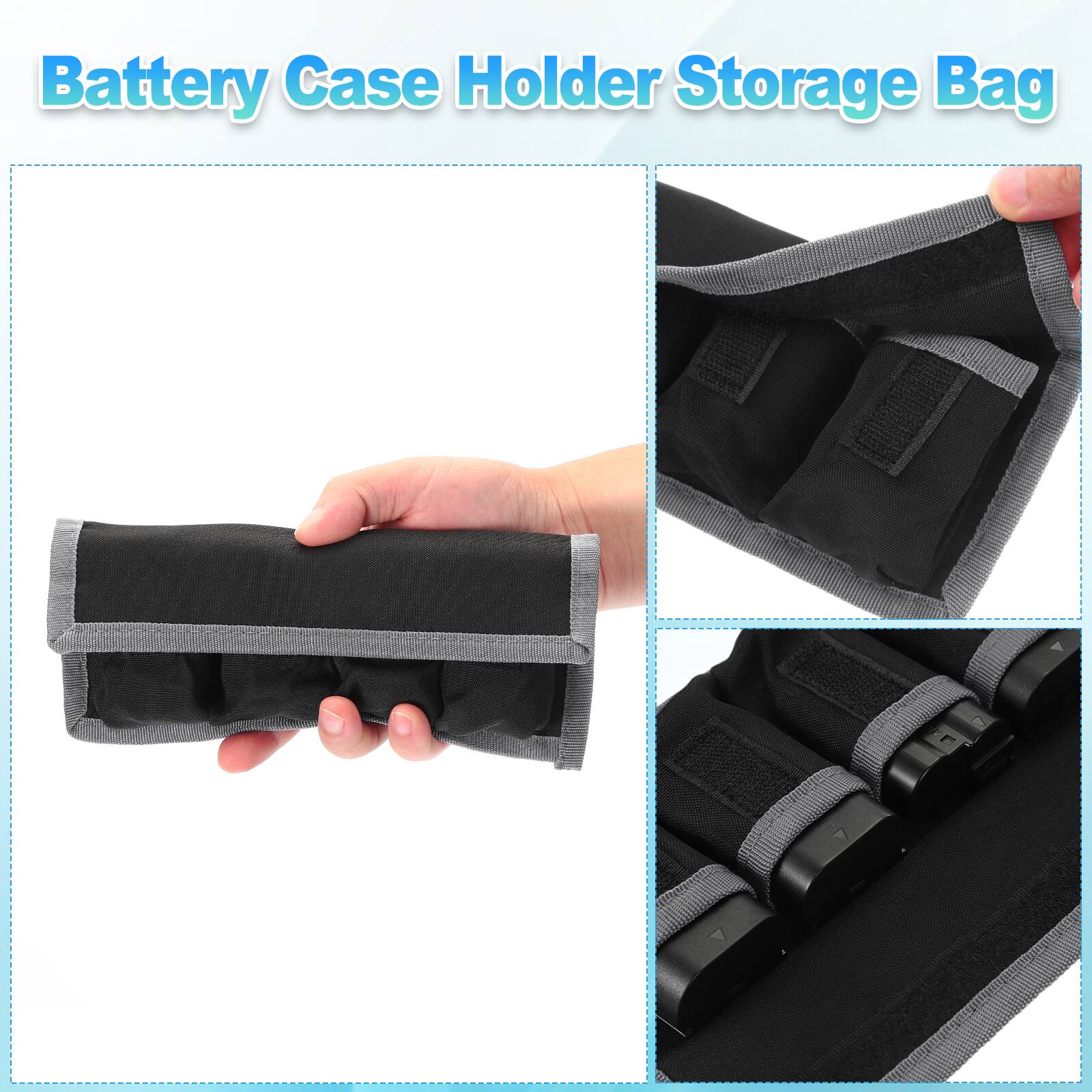 Battery Case Holder Storage Bag