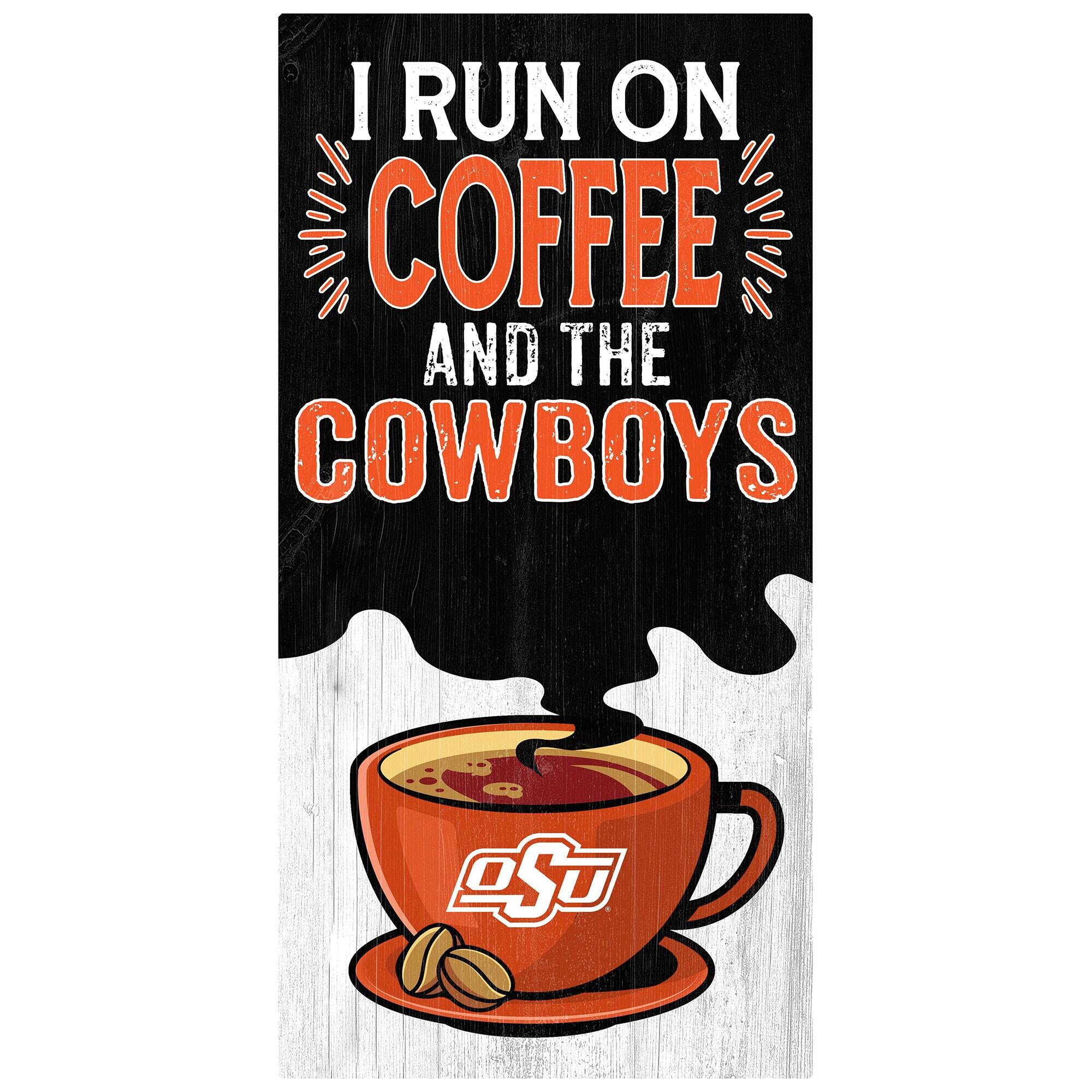 Oklahoma State Cowboys 6" x 12" Coffee Wall Art