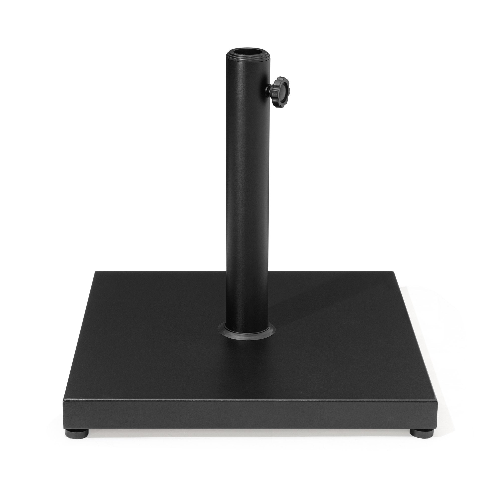 Front. Crestlive Products - Crestlive Products Square Weighted Umbrella Base Stand Cement Concrete Steel for Outdoor Market Umbrella - Black.
