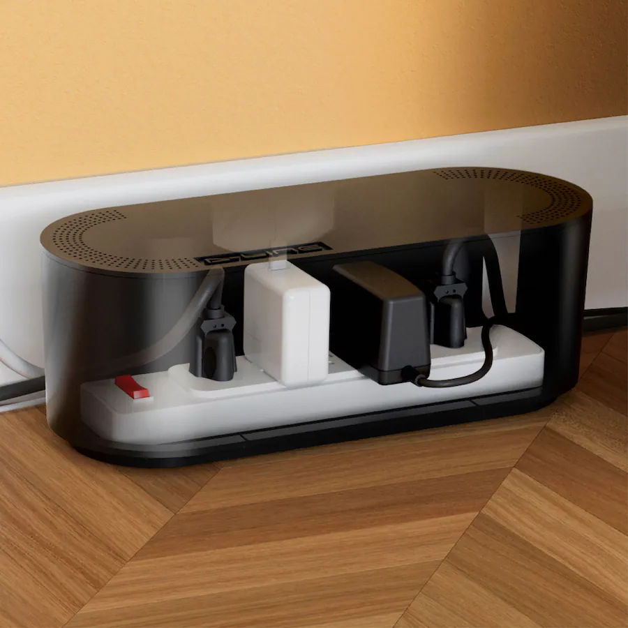 Smoll Line D Line Small Cord Organizer Box Black - Best Buy