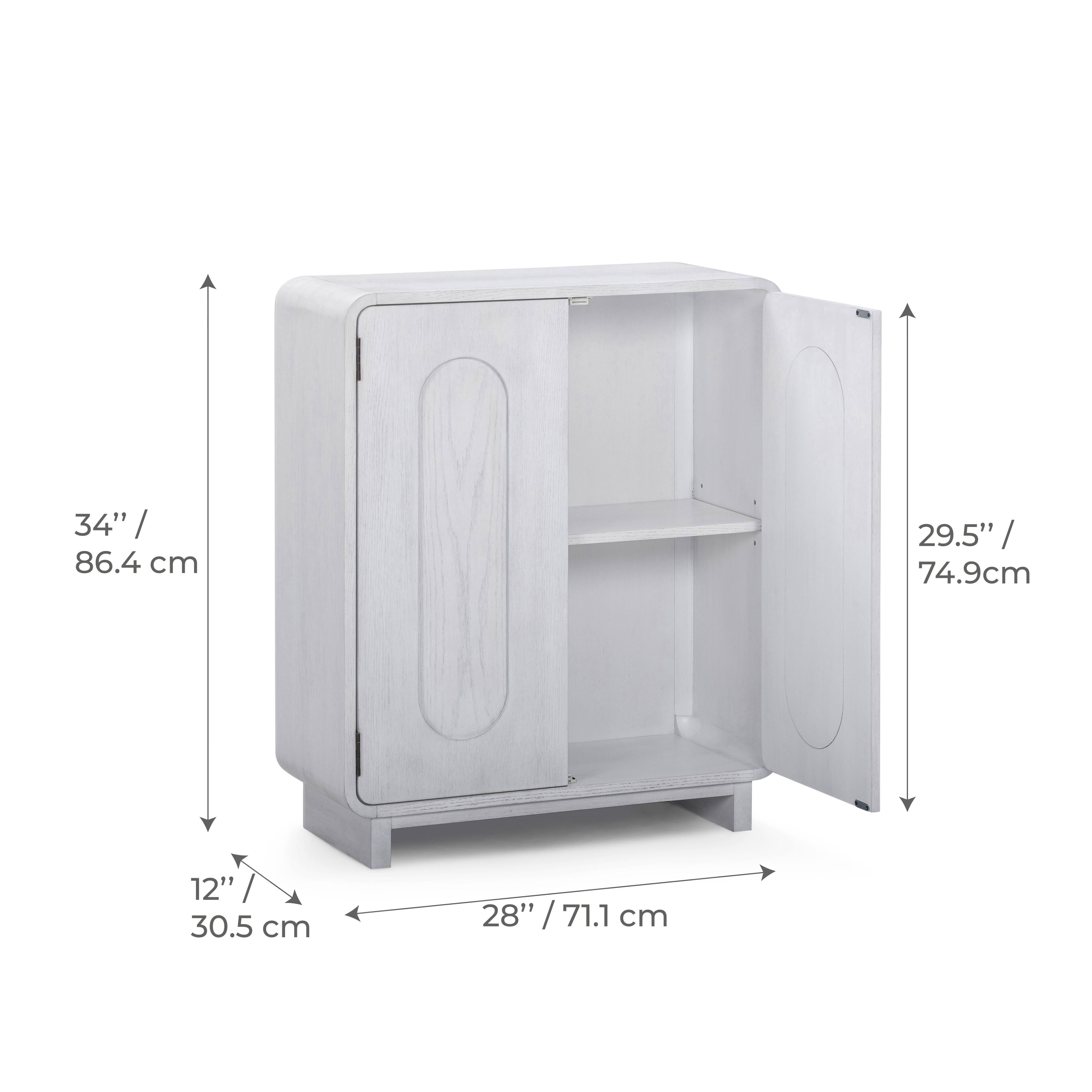 34" / 86.4 cm  
29.5" / 74.9 cm  
12" / 30.5 cm  
28" / 71.1 cm