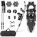 Front. Costway - Costway 21"/25"/30"4-in-1 Lightweight Terrain Aluminum Snowshoes W/Ski Poles Carry Bag - Silver.