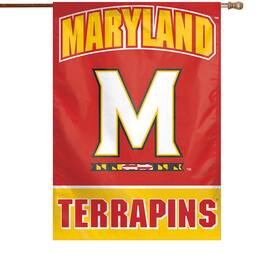 WinCraft - Maryland Terrapins 28" x 40" Full Name Single-Sided Vertical Banner - Multicolor