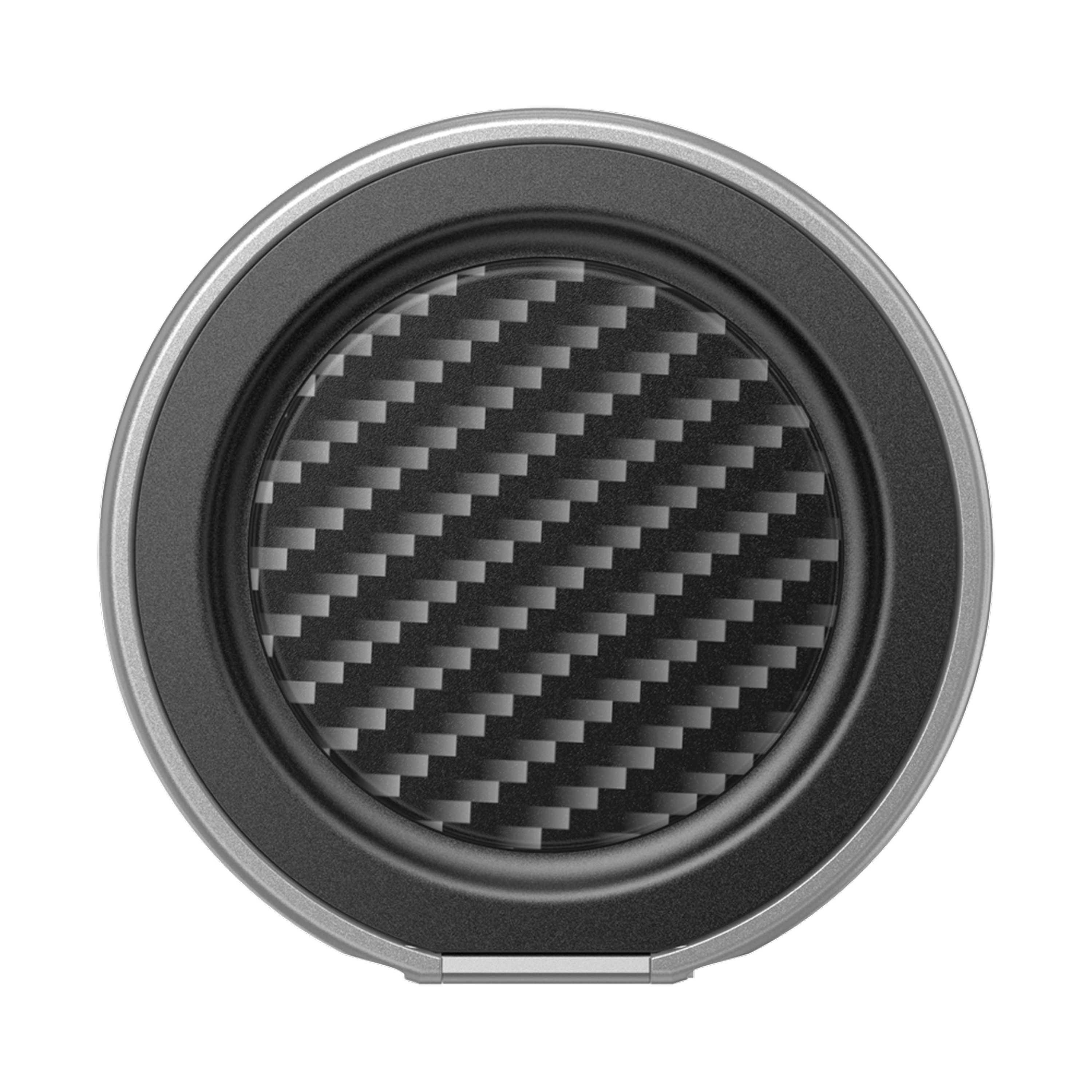Alt View 3. PopSockets - PopSockets Low-Pro Grip for MagSafe, Ultra-Thin Magnetic Phone Grip with Kick-Out Stand - Carbon Lattice Black.