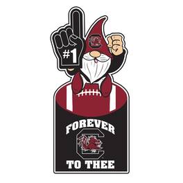 Evergreen Enterprises - South Carolina Gamecocks 30" Metal Gnome 3-in-1 Outdoor Yard Sign - Multicolor
