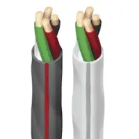 AudioQuest - SLiP/DB-16/4 - 100' CL3/FT4 In-Wall & Direct Burial Rated Bulk Speaker Cable - White/Silver Stripes - Front_Zoom