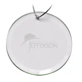 Jardine - Jefferson Community College Cannoneers 3'' Round Glass Ornament - Multicolor